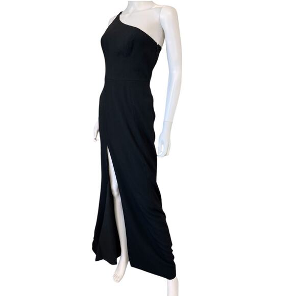 NEW DRESS THE POPULATION Black Sleeveless Amy Gown Maxi Dress Size S - Picture 6 of 10